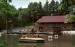 Guest Beach At Skytop Club Postcard