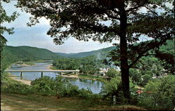 Bridge Over The Allegheny River Tionesta, PA Postcard Postcard