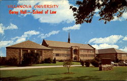 Garey Hall School Of Law, Villanova University Pennsylvania Postcard Postcard