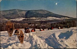 Snowmobiles Return From The Trail Sonestown, PA Postcard Postcard