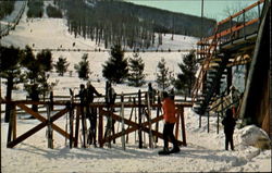 Elk Mountain Ski Center Union Dale, PA Postcard Postcard