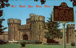 Hi! Wish You Were Here!, 625 East King Street Lancaster, PA Postcard Postcard