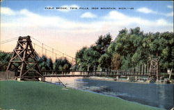 Cable Bridge Postcard