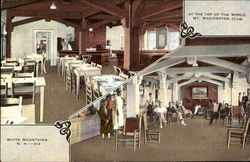 At The Top Of The World Mt. Washington Club Postcard