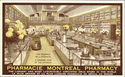 Pharmacie Montreal Pharmacy Postcard