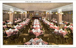 Eitel's Old Heidelberg Rathskeller Chicago, IL Postcard Postcard