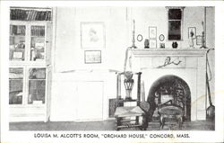 Louisa M. Alcott's Room Postcard