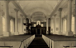 Interior Of The Memorial Church Postcard