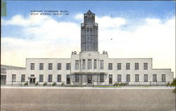 Airport Terminal Bldg Postcard