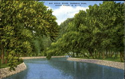 Big Sioux River, Sherman Park Postcard