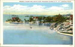 Grenell Island And Yacht Club Thousand Island Park, NY Postcard Postcard