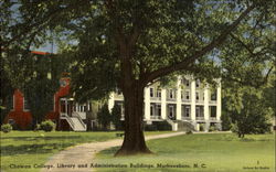 Library And Administration Buildings, Chowan College Murfreesboro, NC Postcard Postcard