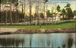 Mid - Pines Club And Water Hazard Pinehurst, NC Postcard Postcard