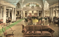 Country Club Lounge Postcard