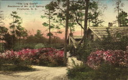 The Log Cabin Postcard