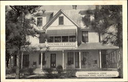 Magnolia Lodge Southern Pines, NC Postcard Postcard