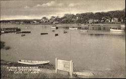 A View Of Bass River From West Dennis Cape Cod, MA Postcard Postcard