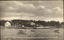 View From Bass River Bridge, West Dennis Cape Cod, MA Postcard Postcard