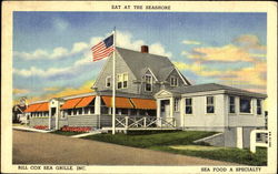 Eat At The Seashore, 132 Bay View Street Hyannis Postcard