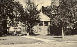 The Historical Society Framingham, MA Postcard Postcard