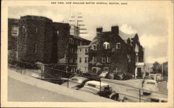 Side View New England Baptist Hospital Boston, MA Postcard Postcard