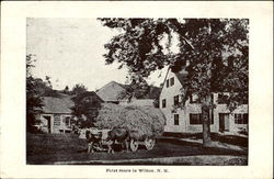 First Store In Wilton New Hampshire Postcard Postcard