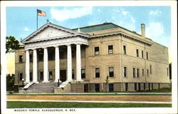 Masonic Temple Postcard