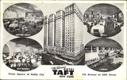 Hotel Taft, 7th Avenue at 50th Street New York, NY Postcard Postcard