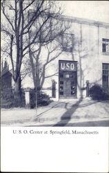 U. S. O. Center Postcard