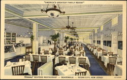 Simms Seafood Restaurant "American Greatest Family Resort" Postcard