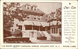 One-Ten, 110 South North Carolina Avenue Postcard