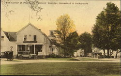 The Center Of Plymouth Vermont Postcard Postcard