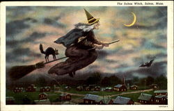 The Salem Witch Massachusetts Postcard Postcard