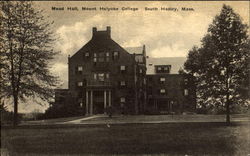 Mead Hall, Mount Holyoke College South Hadley, MA Postcard Postcard