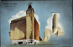 Hotel Victoria, 51st Street and 7th Avenue Postcard