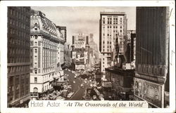 Hotel Astor, Times Square New York, NY Postcard Postcard