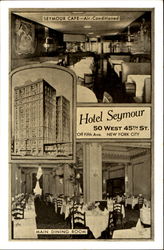 Hotel Seymour, 50 West 45th St. Off Fifth Ave. Off 5th Ave Postcard