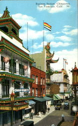 Business Section Chinatown San Francisco, CA Postcard Postcard