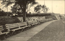 Old Fort Sewell Marblehead, MA Postcard Postcard