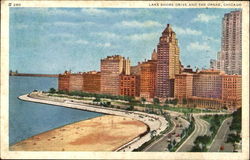 Lake Shore Drive And The Drake Postcard