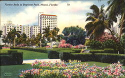 Flower Beds In Bayfront Park Miami, FL Postcard Postcard