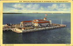 Municipal Recreation Pier Postcard