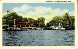 Yacht Club, Buckeye Lake Park Millersport, OH Postcard Postcard