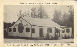 Red Rooster Nite Club Postcard