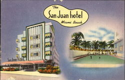 The San Juan Hotel, Collins Avenue at Seventeenth Street Miami Beach, FL Postcard Postcard