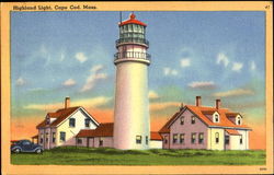 Highland Light Cape Cod, MA Postcard Postcard