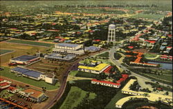 Aerial View Of The Gateway Section Postcard