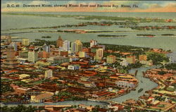 Downtown Miami Postcard