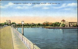 Manatee River Bridge Postcard