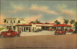 Mike Dallett's Garage, 340 - 23rd Street Postcard